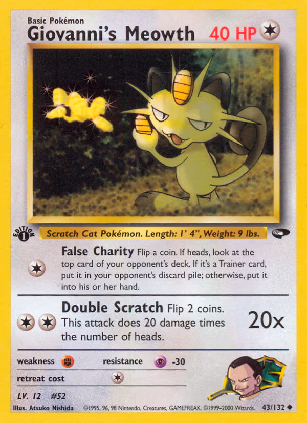 Giovanni's Meowth - Uncommon (043/132)