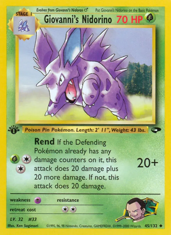 Giovanni's Nidorino - Uncommon (045/132)