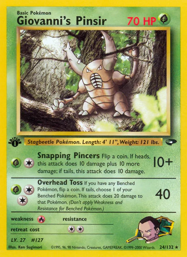 Giovanni's Pinsir - Rare (024/132)