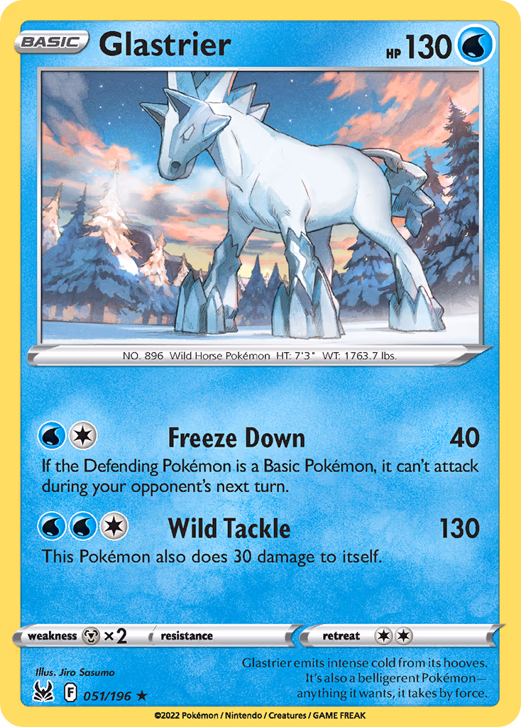 Glastrier - Holo Rare (051/196)