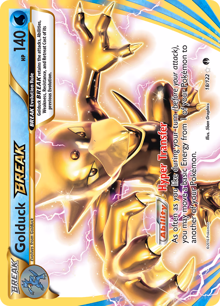 Golduck BREAK - Rare BREAK (18/122)