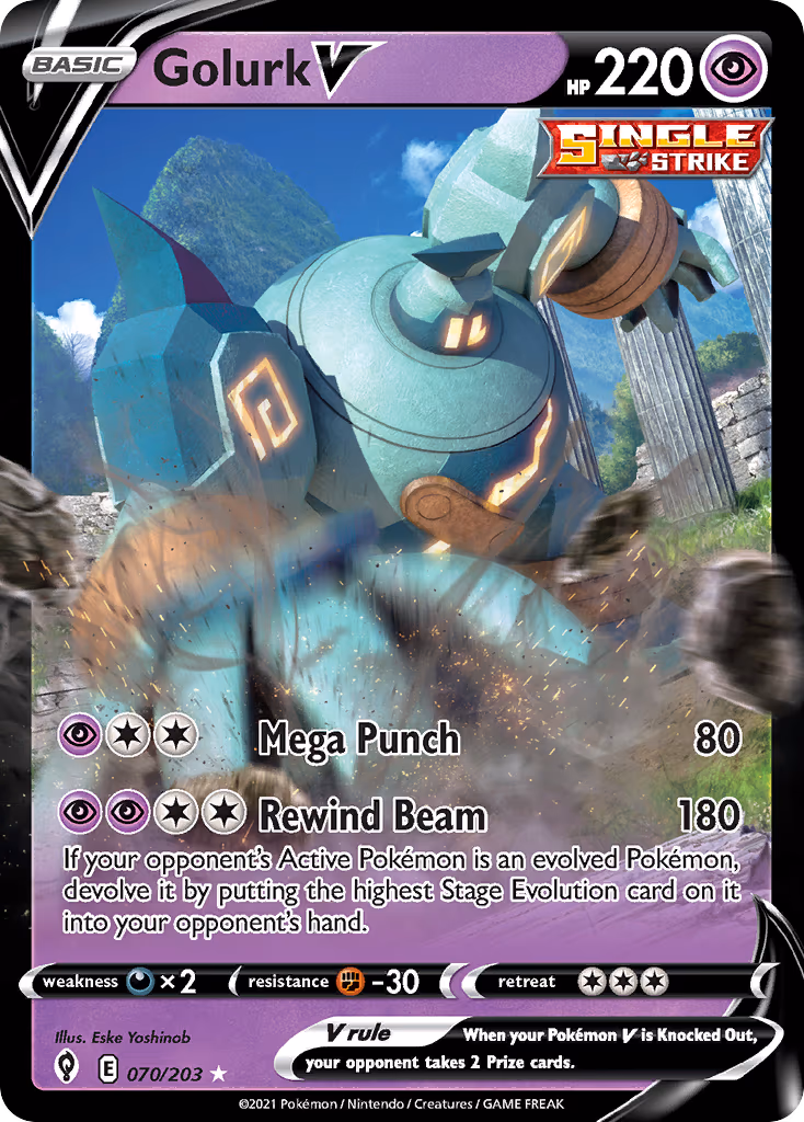 Golurk V - Ultra Rare (070/203)