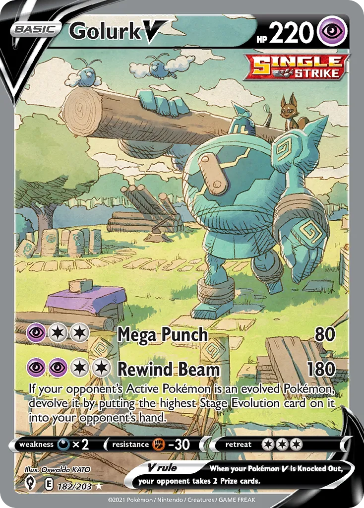Golurk V - Ultra Rare (182/203)