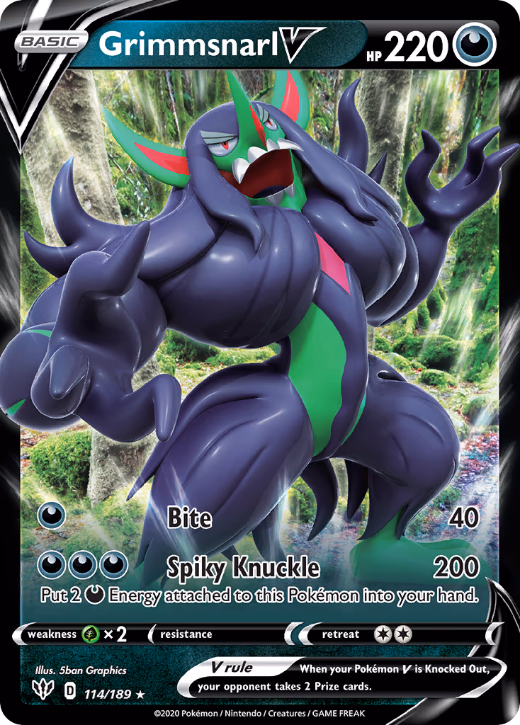 Grimmsnarl V - Ultra Rare (114/189)
