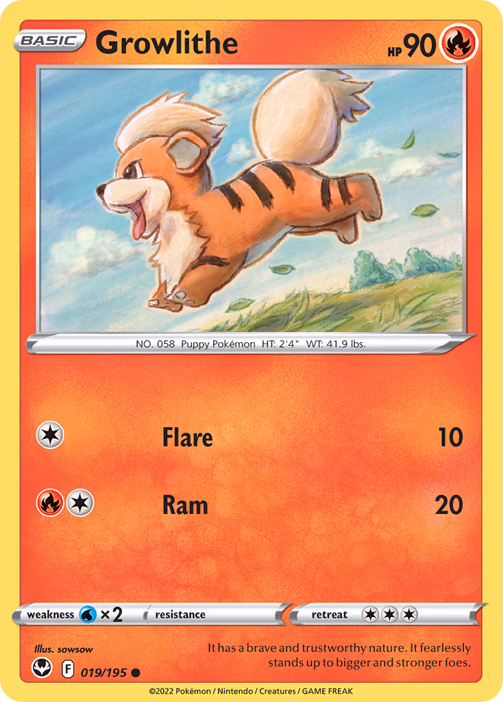 Growlithe - Common (019/195)