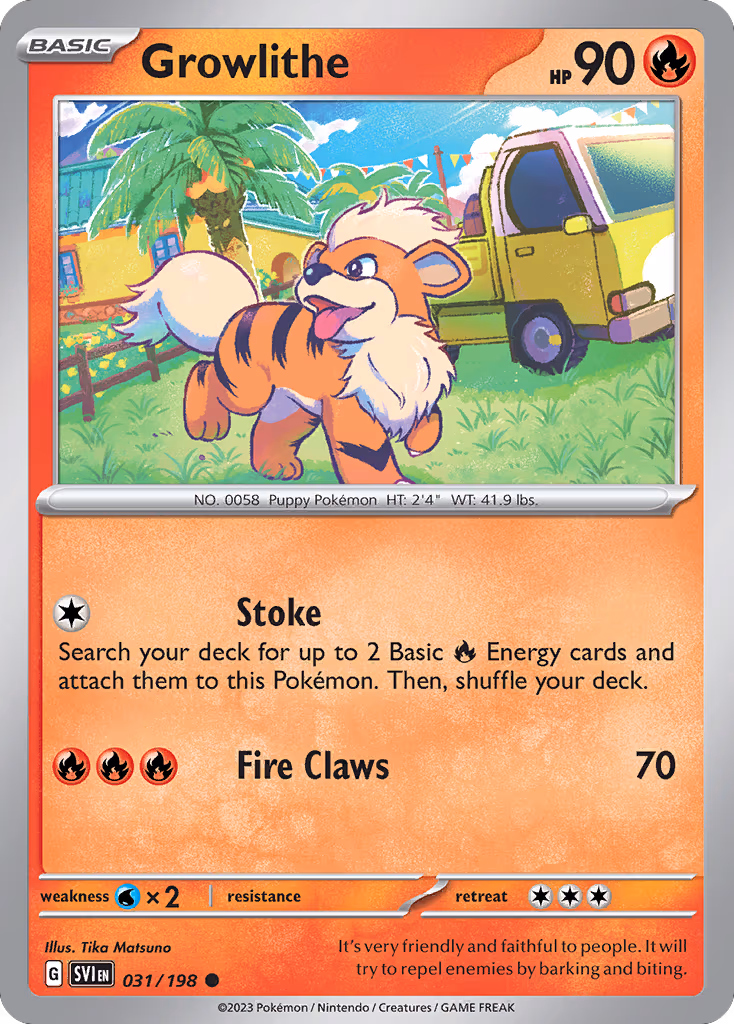 Growlithe - Common (031/198)