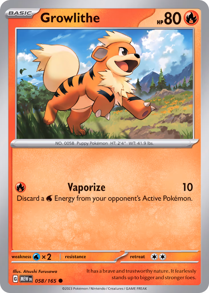 Growlithe - Common (058/165)