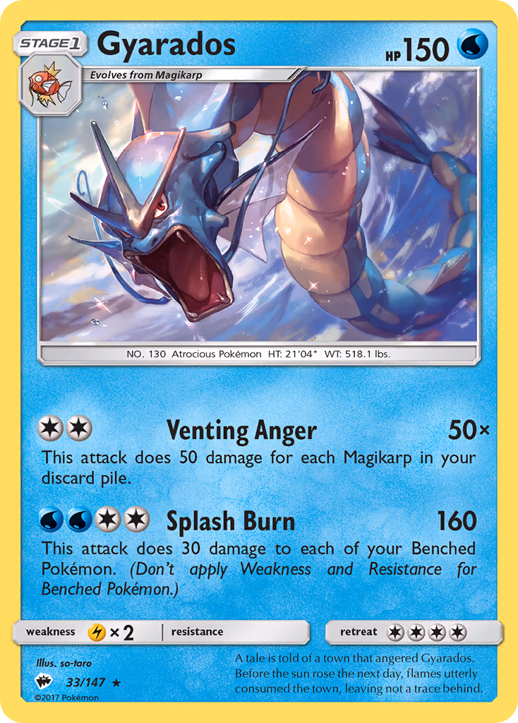 Gyarados - Holo Rare (33/147)