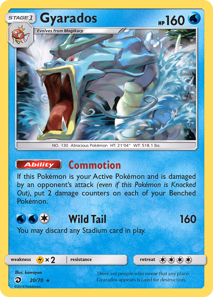 Gyarados - Holo Rare (20/70)