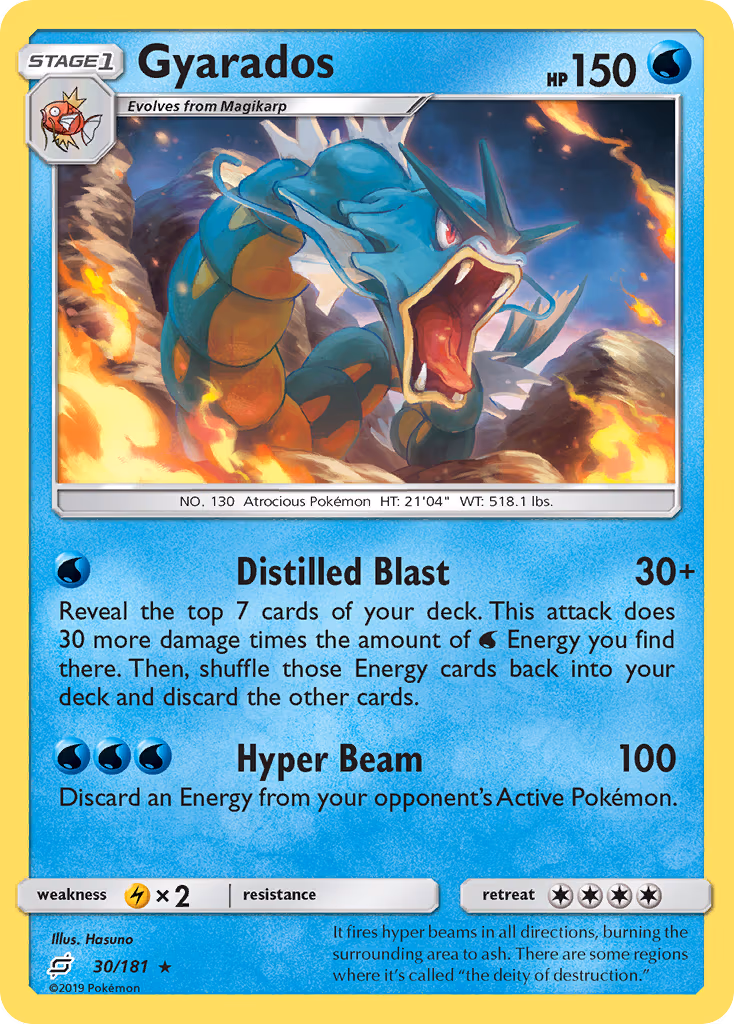 Gyarados - Holo Rare (30/181)
