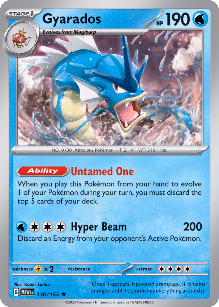 Gyarados - Rare (130/165)