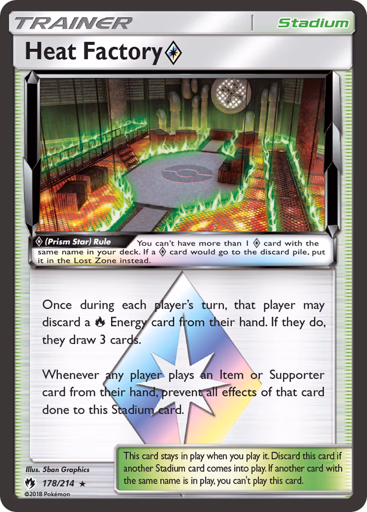 Heat Factory Prism Star - Prism Rare (178/214)