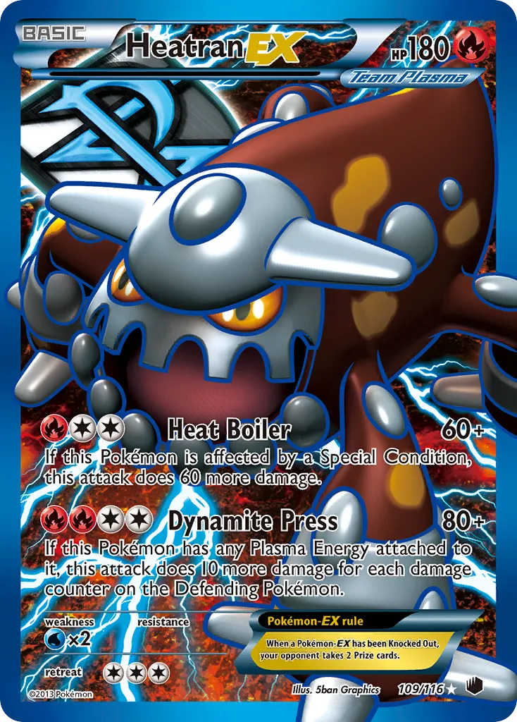 Heatran EX (Team Plasma) - Ultra Rare (109/116)