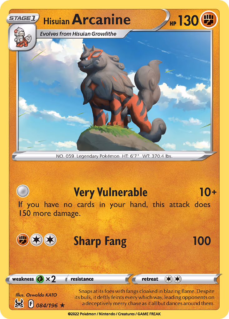 Hisuian Arcanine