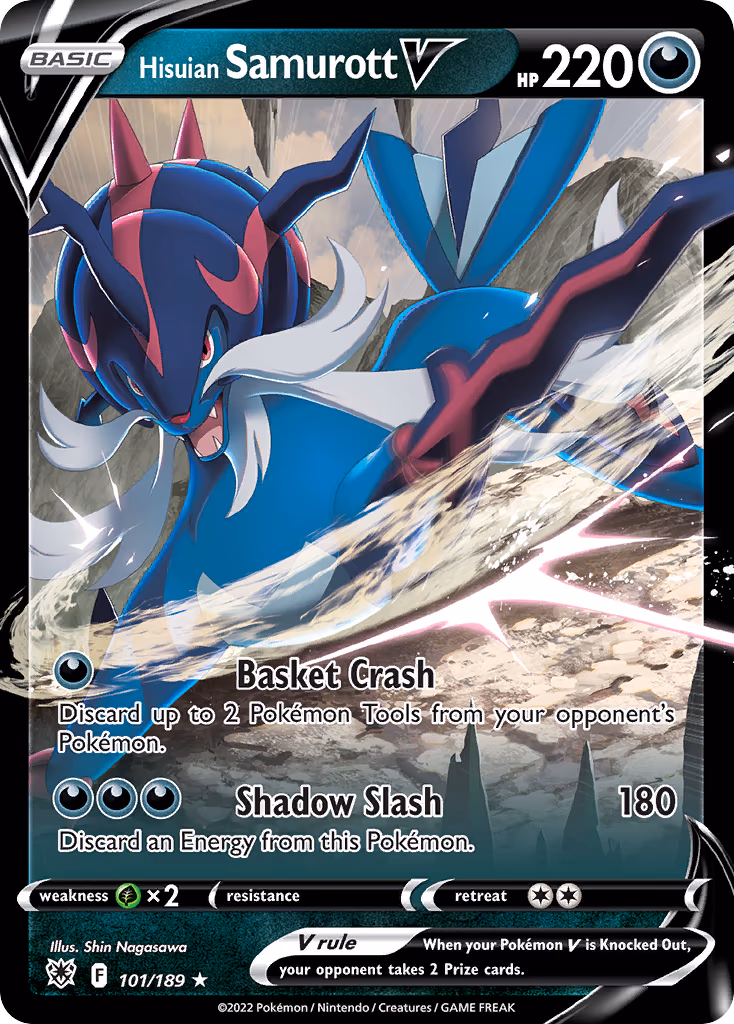 Hisuian Samurott V - Ultra Rare (101/189)