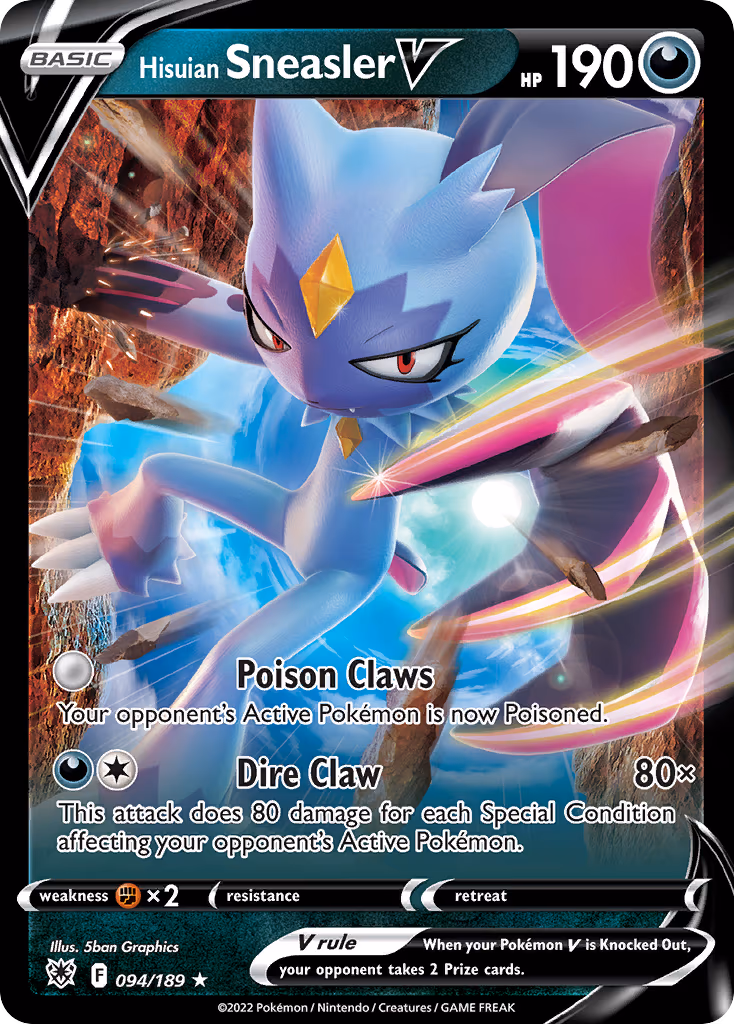 Hisuian Sneasler V - Ultra Rare (094/189)