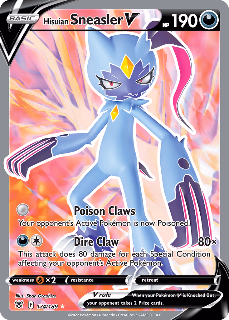 Hisuian Sneasler V - Ultra Rare (174/189)