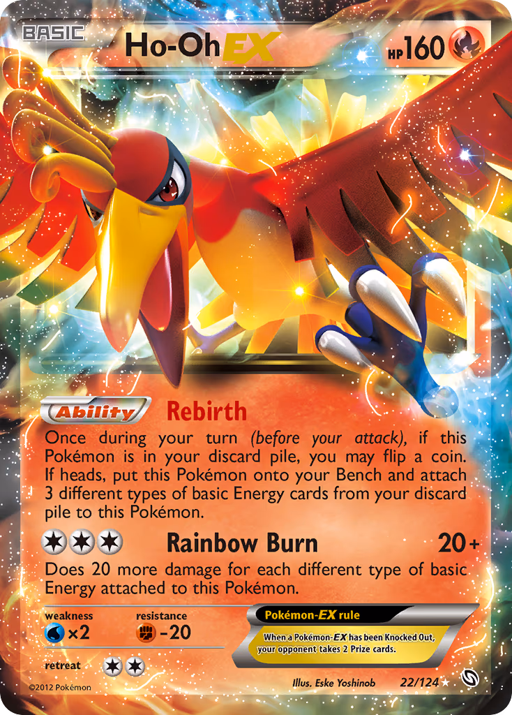 Ho-Oh EX - Ultra Rare (22/124)