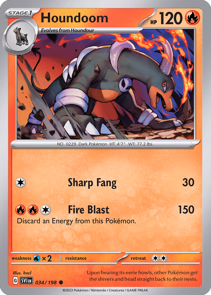 Houndoom - Common (034/198)