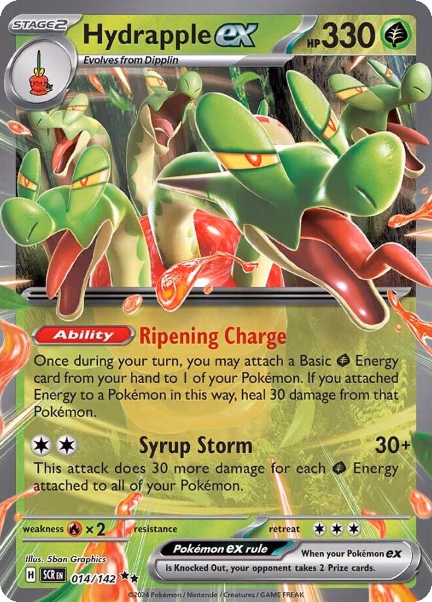 Hydrapple ex - Double Rare (014/142)
