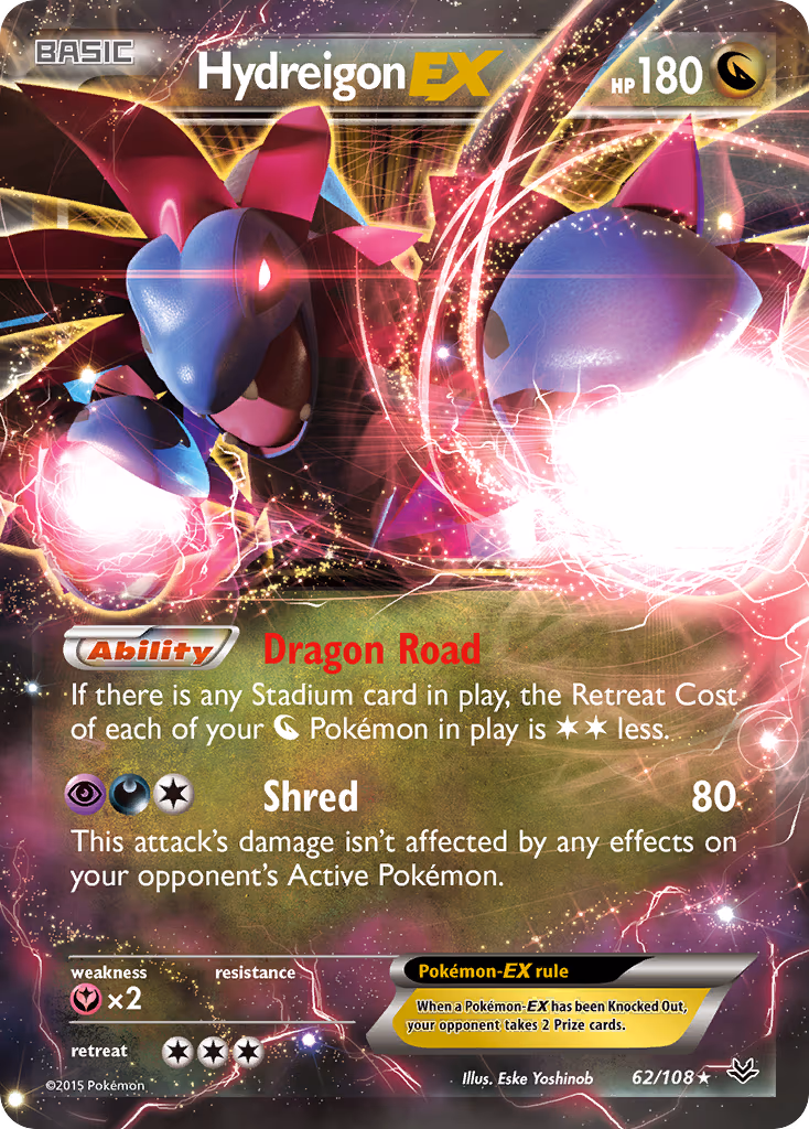 Hydreigon EX - Ultra Rare (62/108)