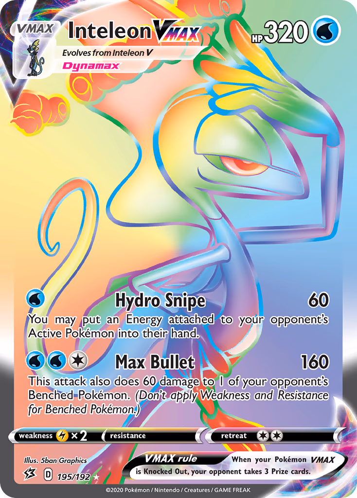 Inteleon VMAX - Secret Rare (195/192)