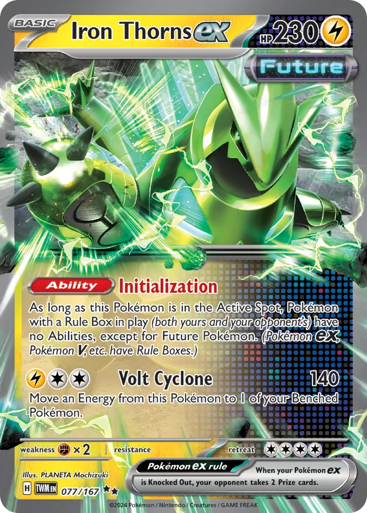 Iron Thorns ex - Double Rare (077/167)