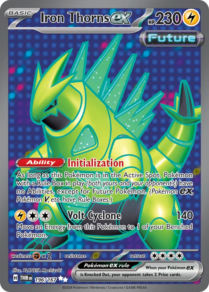 Iron Thorns ex - Ultra Rare (196/167)