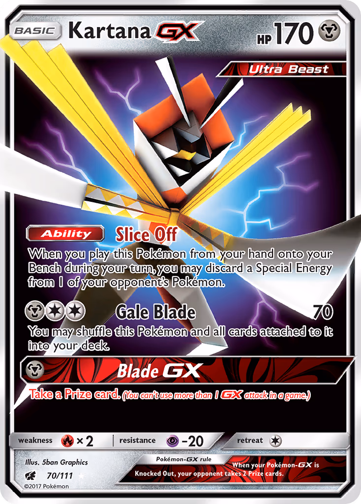 Kartana GX - Ultra Rare (70/111)
