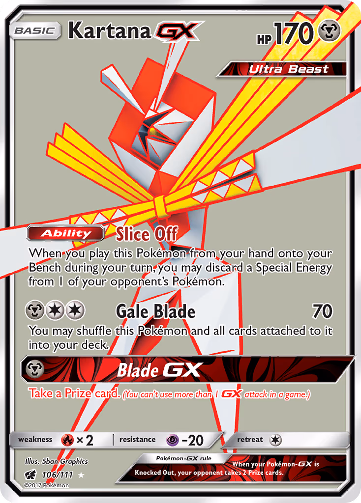 Kartana GX - Ultra Rare (106/111)