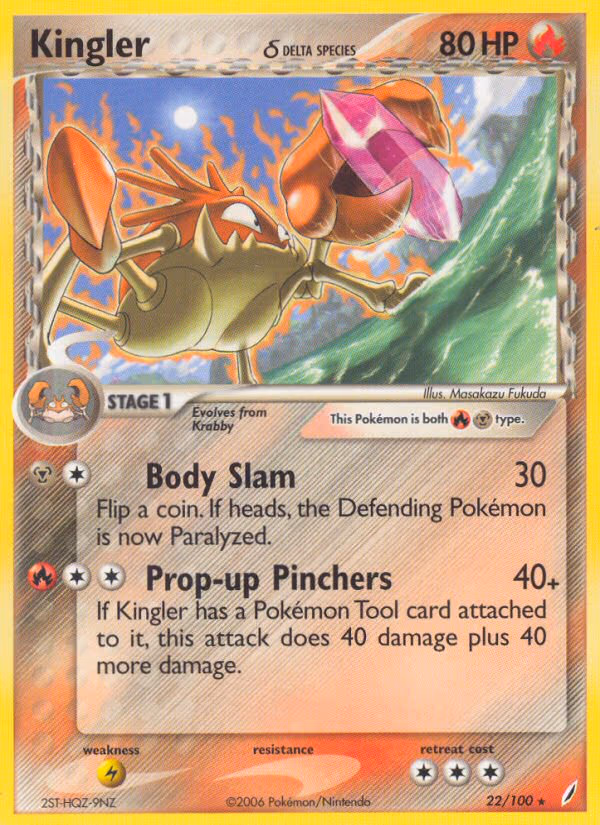 Kingler (Delta Species) - Rare (22/100)