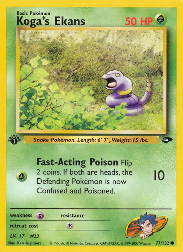 Koga's Ekans - Common (077/132)