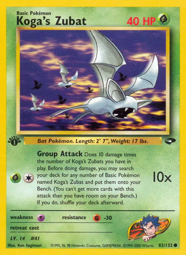 Koga's Zubat - Common (083/132)