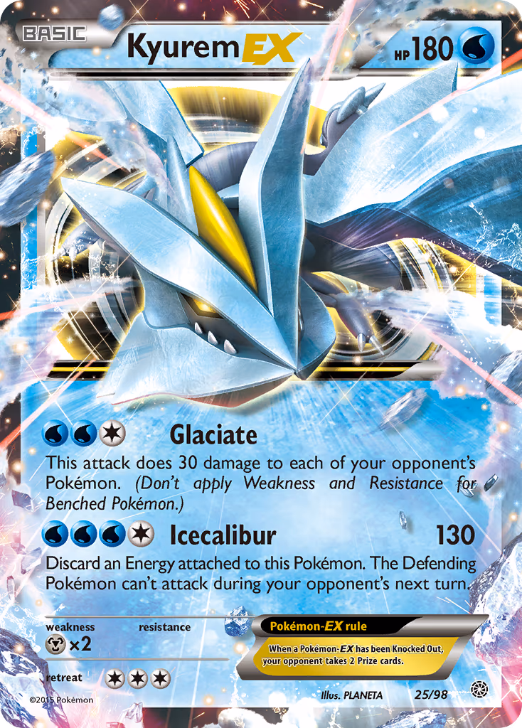 Kyurem EX - Ultra Rare (25/98)