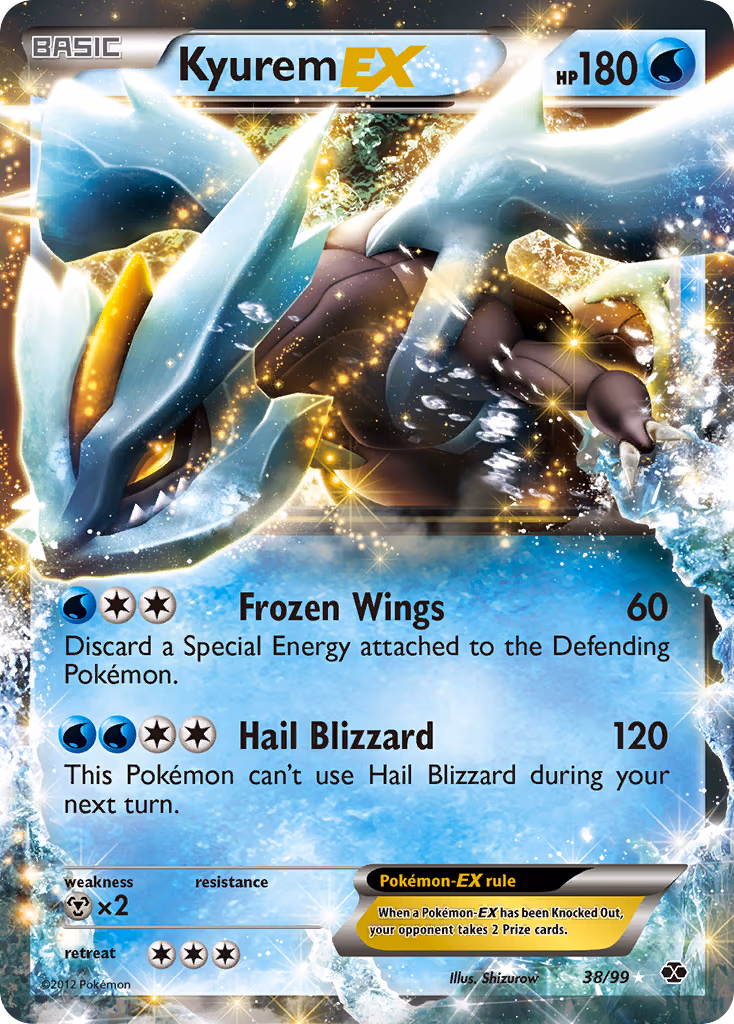 Kyurem EX - Ultra Rare (38/99)