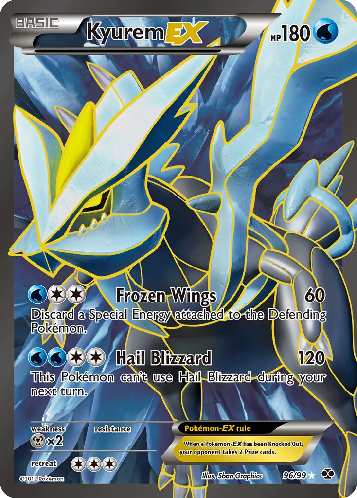 Kyurem EX - Ultra Rare (96/99)