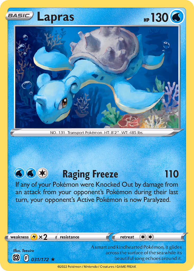 Lapras - Rare (031/172)
