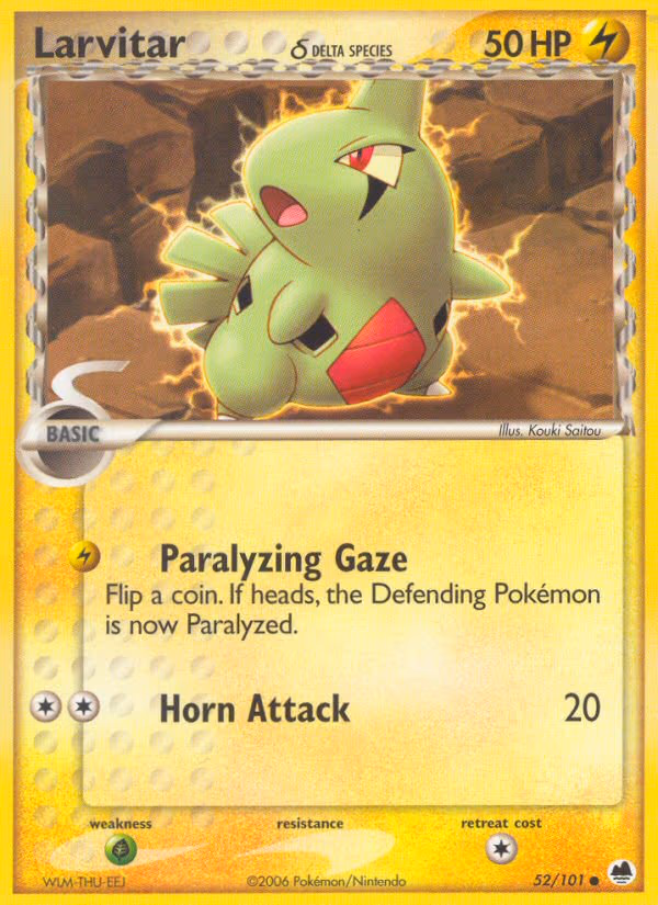 Larvitar (Delta Species) - Common (52/101)
