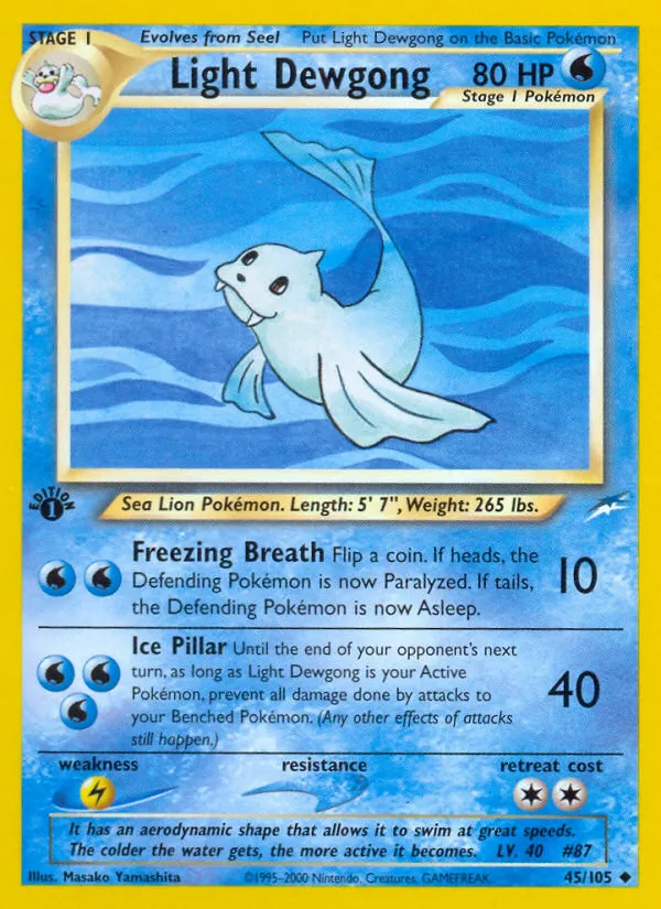 Light Dewgong - Uncommon (045/105)
