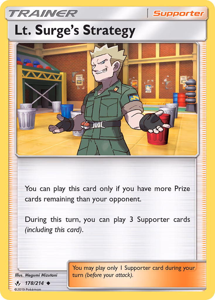 Lt. Surge's Strategy - Uncommon (178/214)