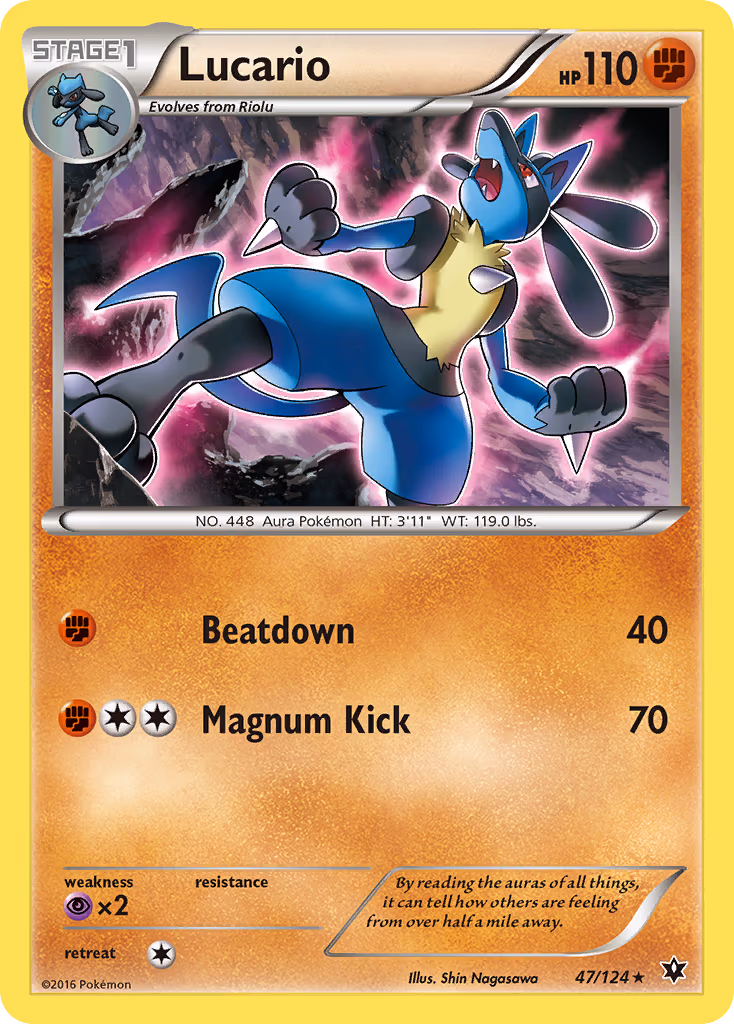Lucario - Rare (47/124)