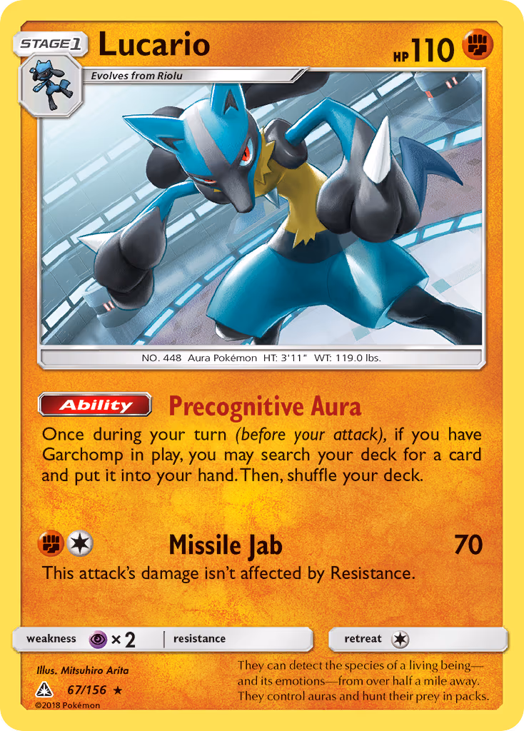 Lucario - Holo Rare (67/156)
