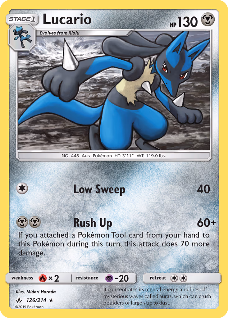 Lucario - Holo Rare (126/214)