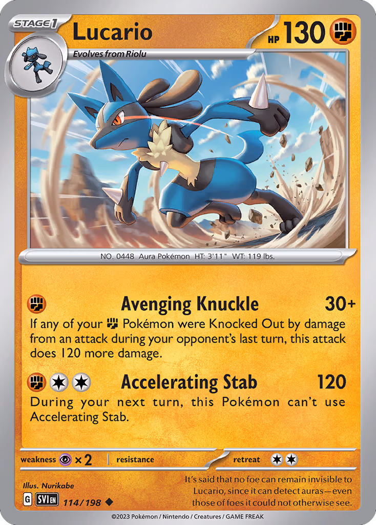 Lucario - Uncommon (114/198)