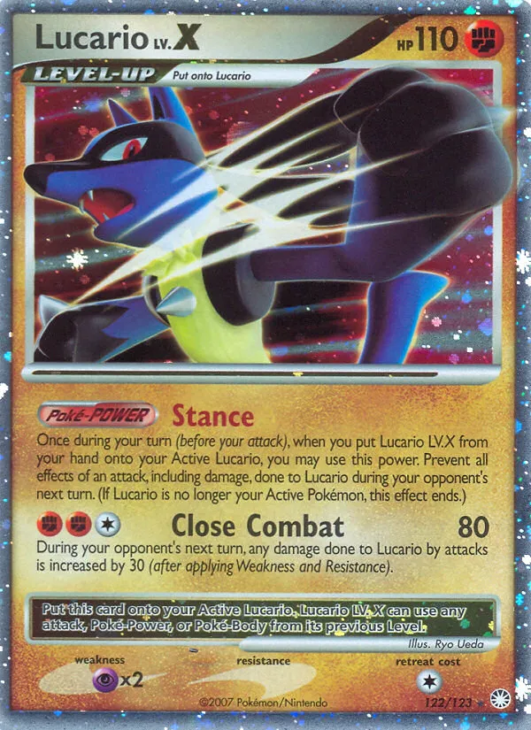 Lucario LV.X - Ultra Rare (122/123)