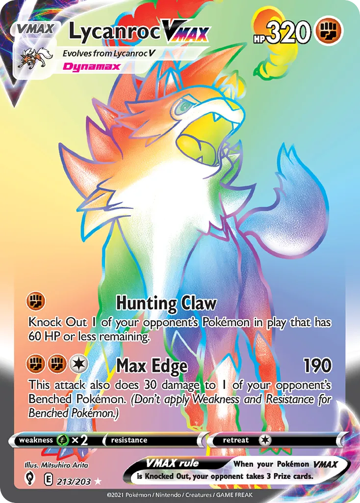 Lycanroc VMAX - Secret Rare (213/203)
