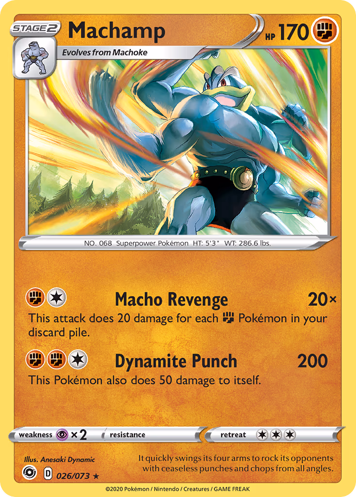 Machamp - Holo Rare (26/73)