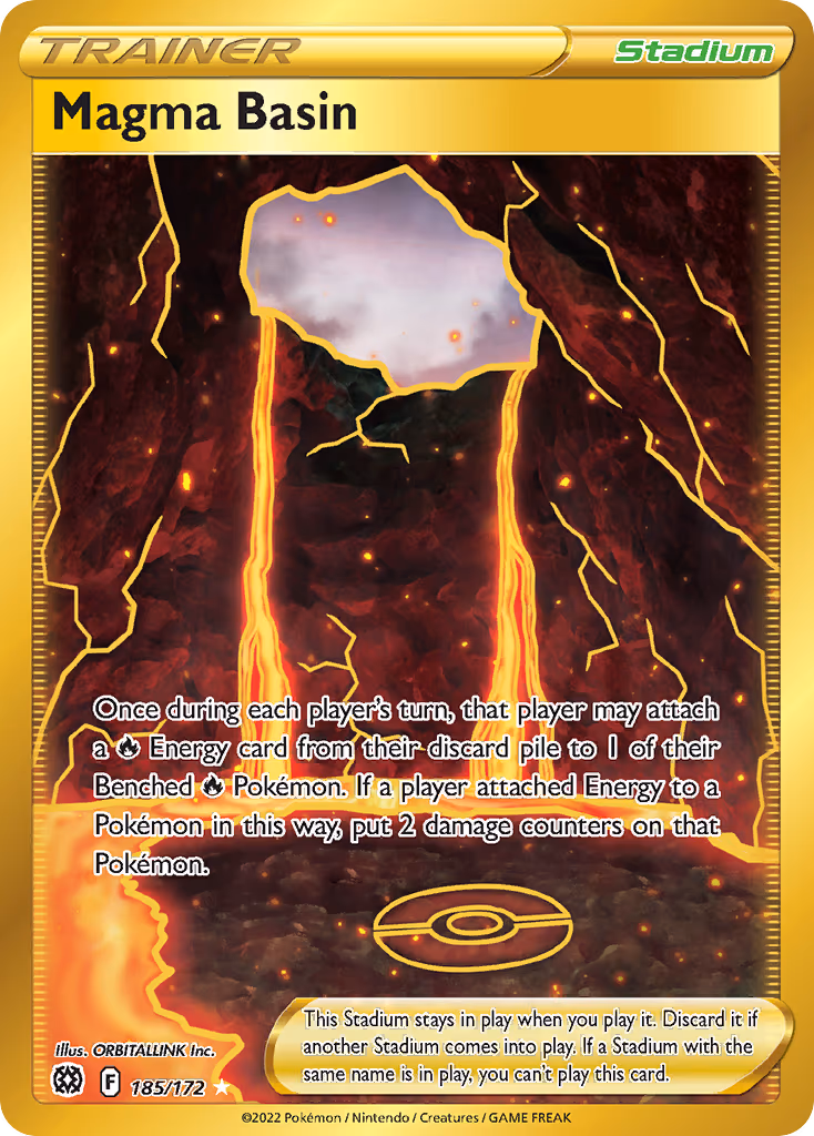 Magma Basin - Secret Rare (185/172)