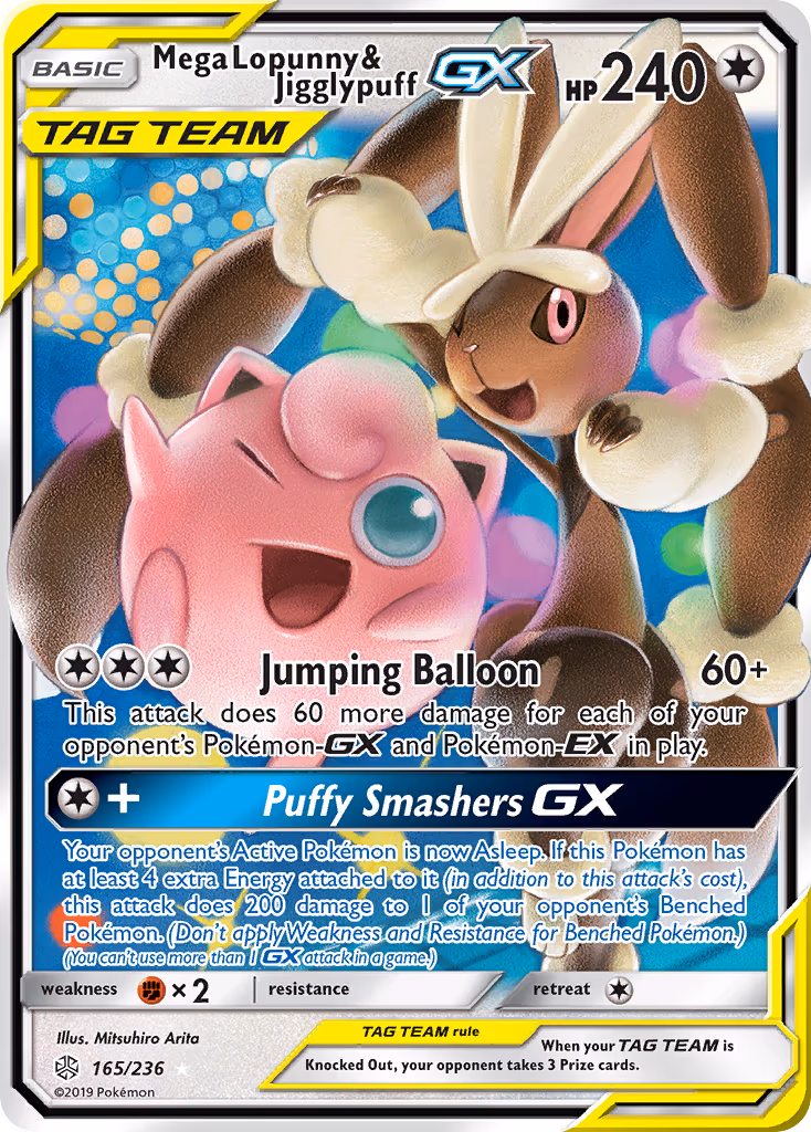 Mega Lopunny & Jigglypuff GX - Ultra Rare (165/236)