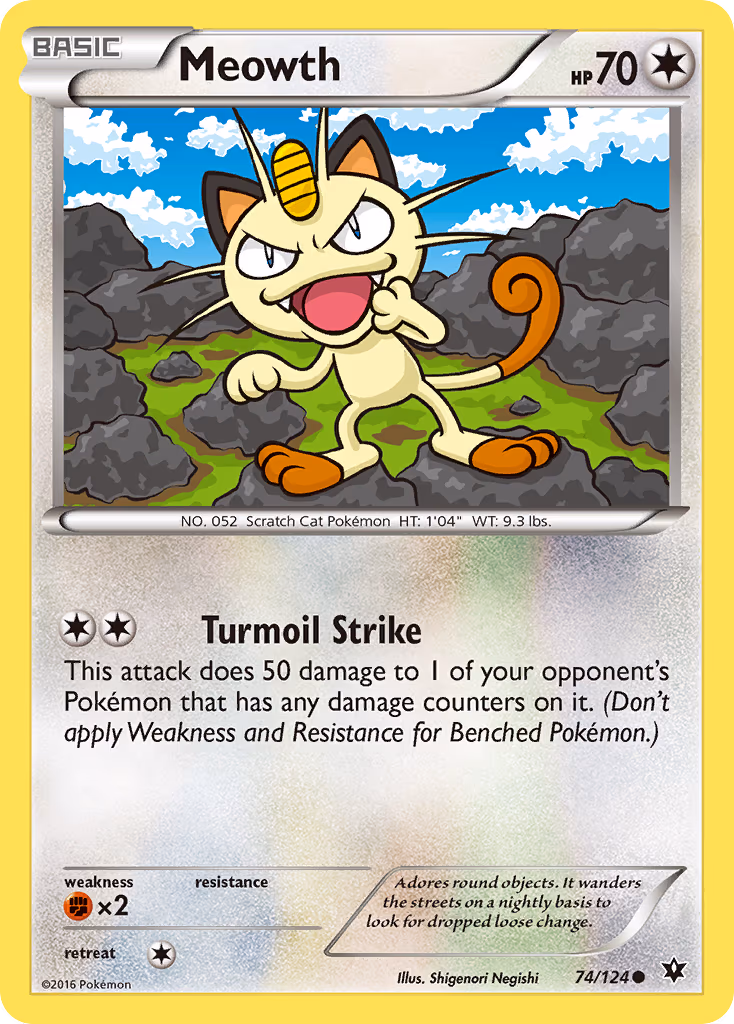 Meowth - Common (74/124)